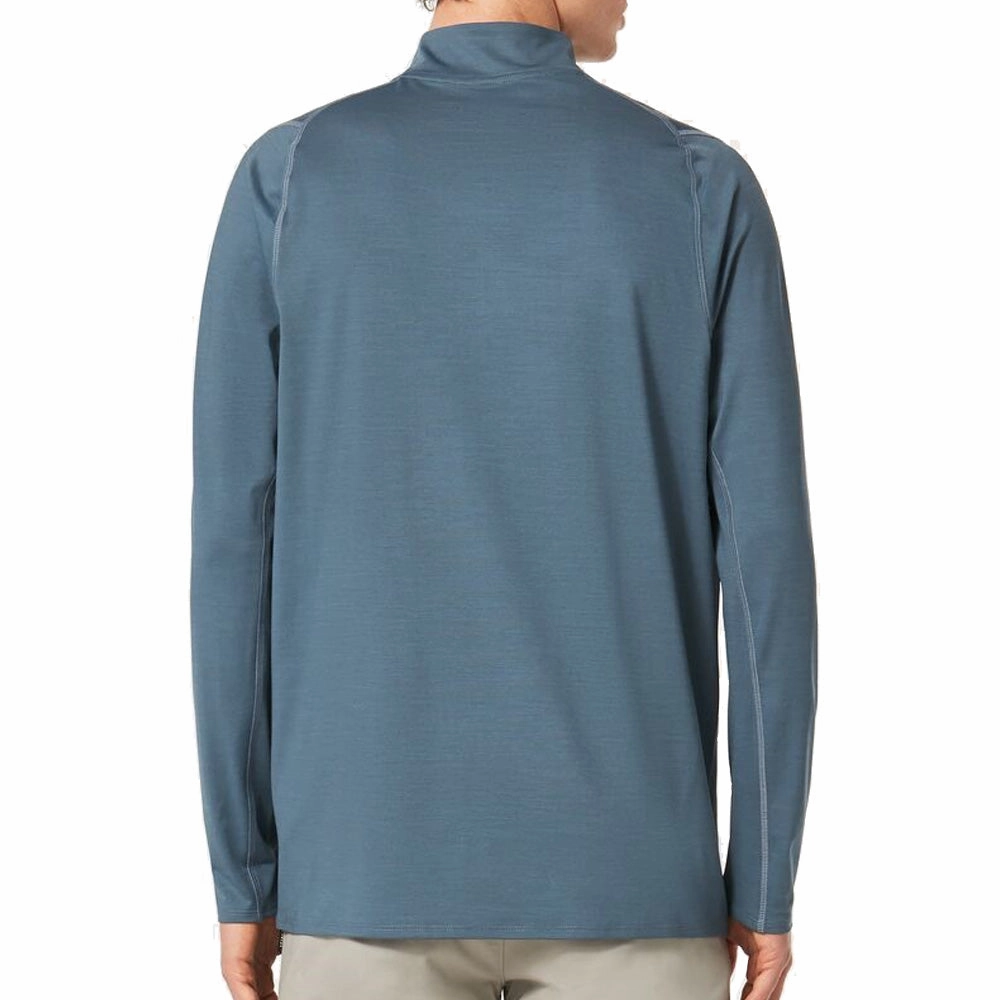 Chic Comfort Oakley Gravity Range 1/4 Zip Pullover - Copen Blue Heather