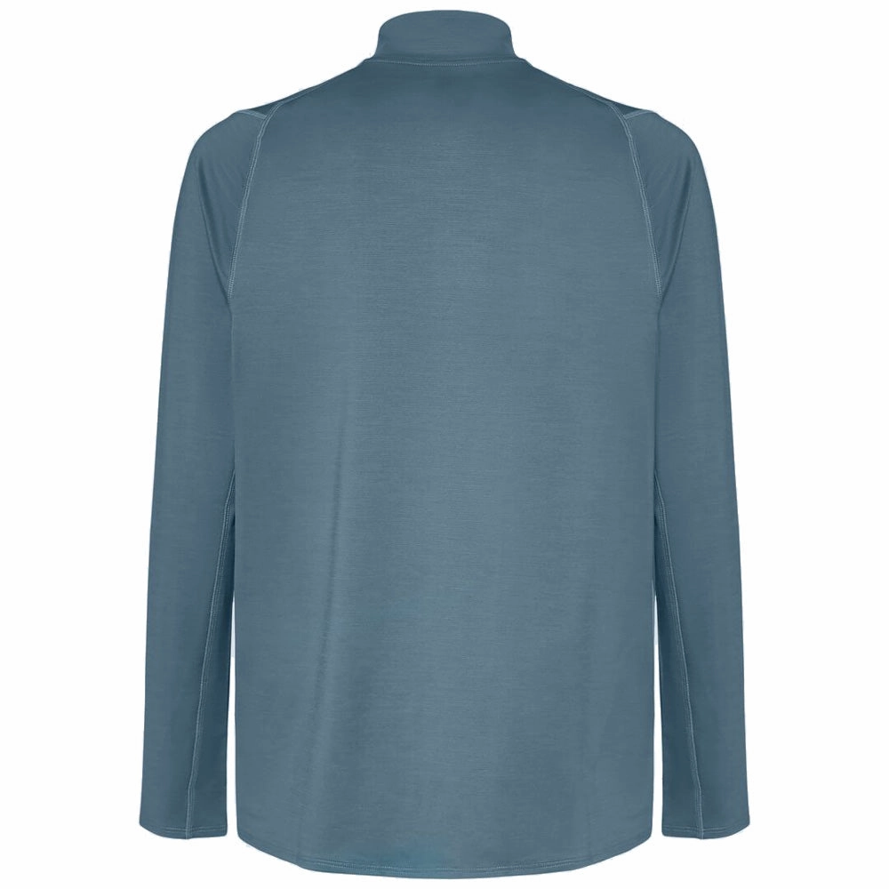 Anti Odor tie dye Oakley Gravity Range 1/4 Zip Pullover - Copen Blue Heather
