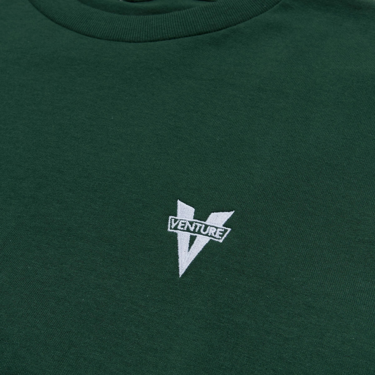 Venture Heritage Emb T-Shirt - Forest/White Embroidery BreathableMeshLining Classic Design