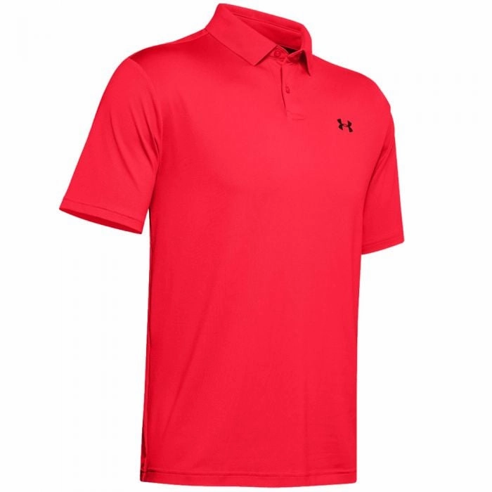 Under Armour Performance 2.0 Golf Polo Shirt - Red Camping attire