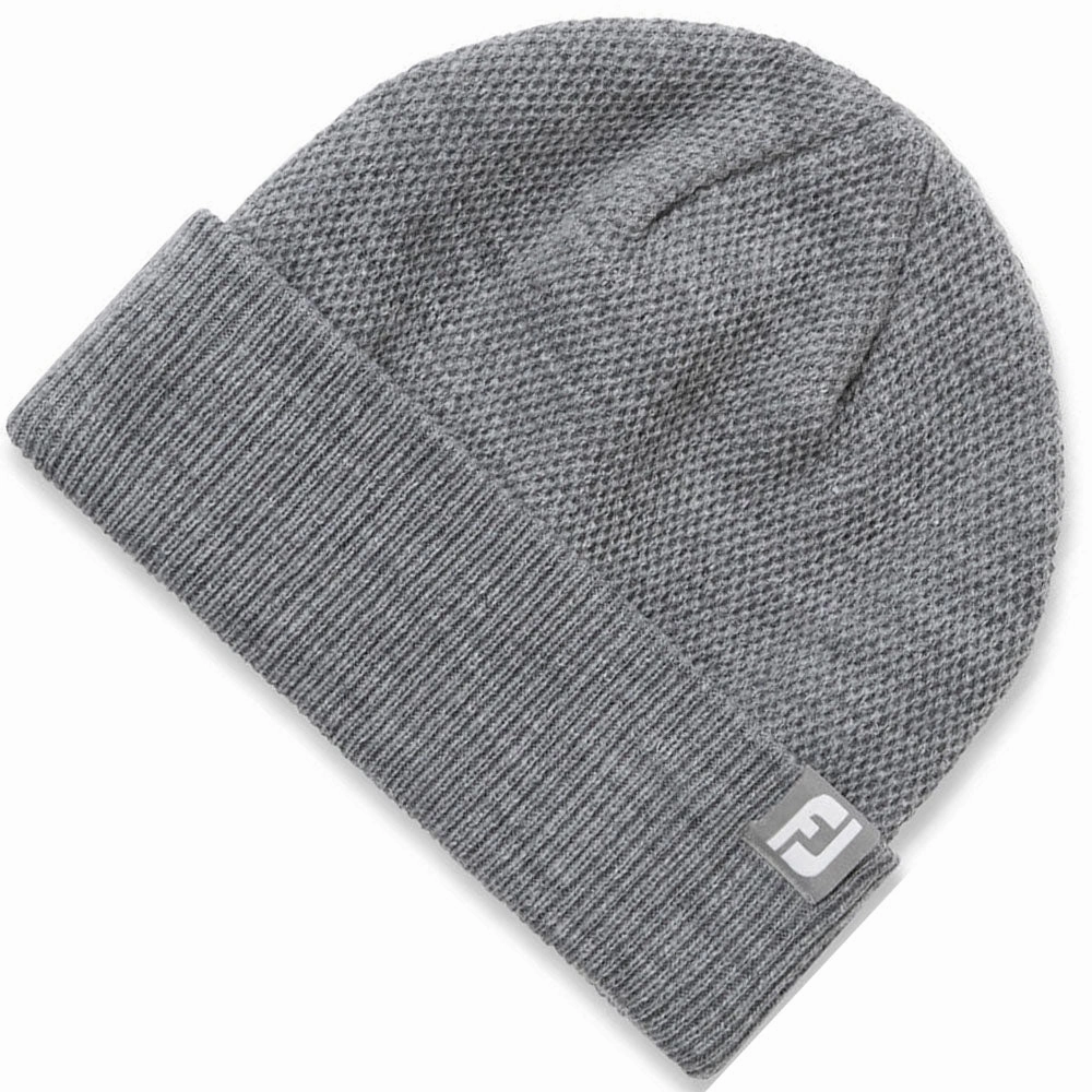 FootJoy Knit Beanie - Heather Grey Downtown Chic