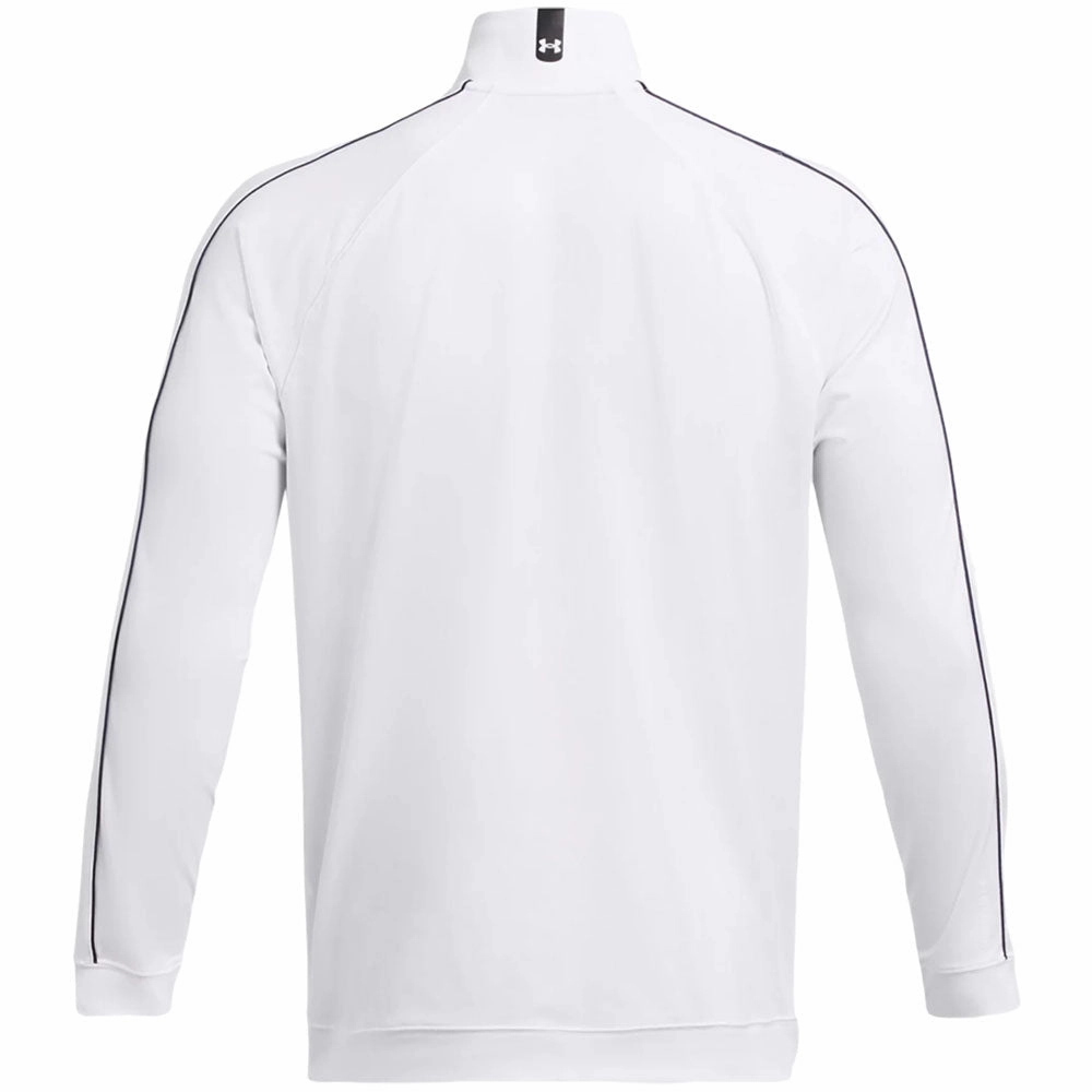 fade resistance Under Armour Storm Midlayer 1/2 Zip Pullover - White/Midnight Navy/White