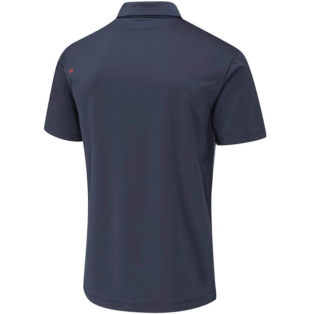 Wrinkle Resistant Material semi-formal style Ping Staton Polo Shirt - Greystone