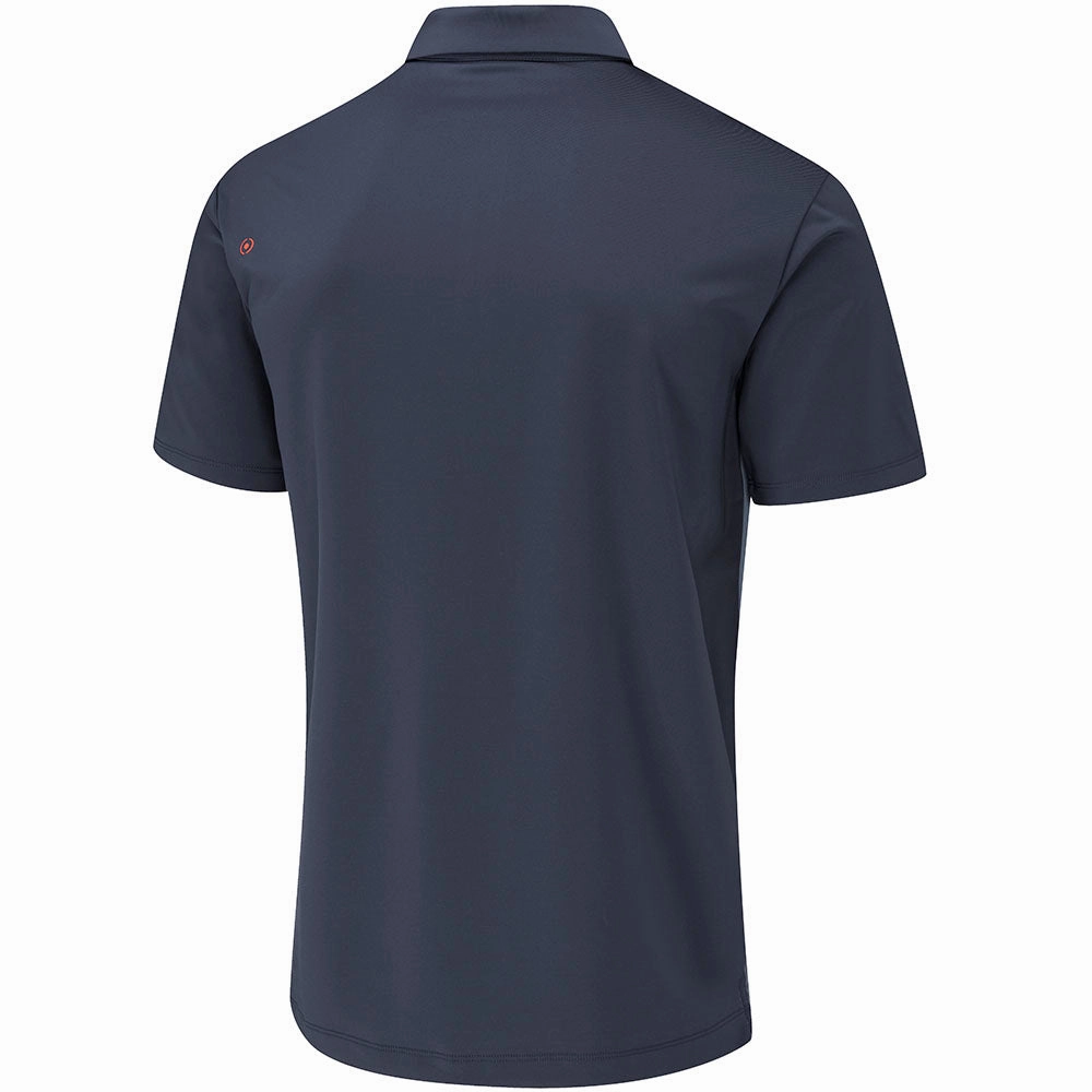 High Density Weave Cool Weather Wear Ping Staton Polo Shirt - Greystone
