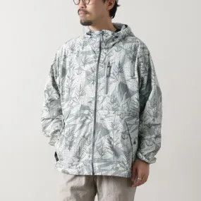 AND WANDER / Gramicci Collaboration Blush Nylon Jacket Elastic hem Anti Pilling Textile