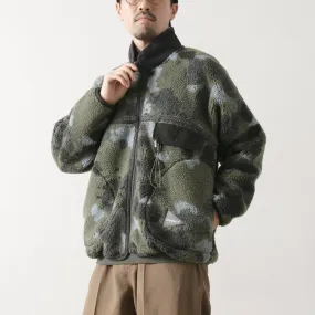 AND WANDER / Gramicci Jacquard Tape Fleece Jacket Microfiber Shell Taped Seam Waterproofing