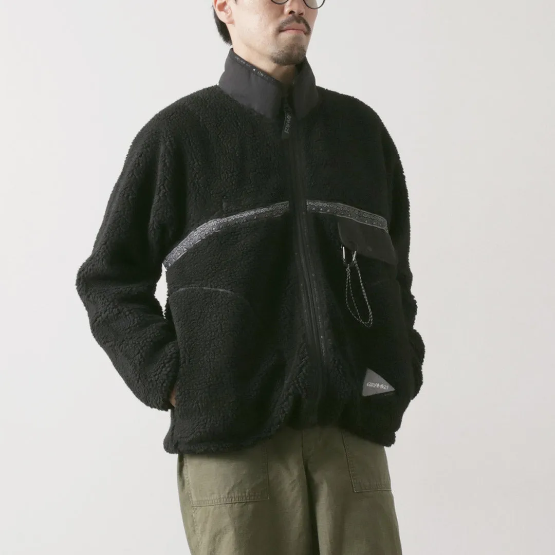 Taped Seams AND WANDER / Gramicci Jacquard Tape Fleece Jacket