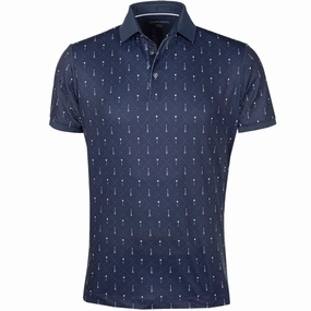 Summer Essential Galvin Green Manolo Ventil8  Polo Shirt - Navy/White