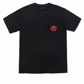 Trendy Piece Loser Machine Powerband Pocket T-Shirt - Black