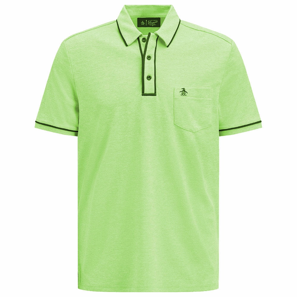 Fun and Playful Functional Wear Original Penguin Performance Earl Polo Shirt - Summer Green
