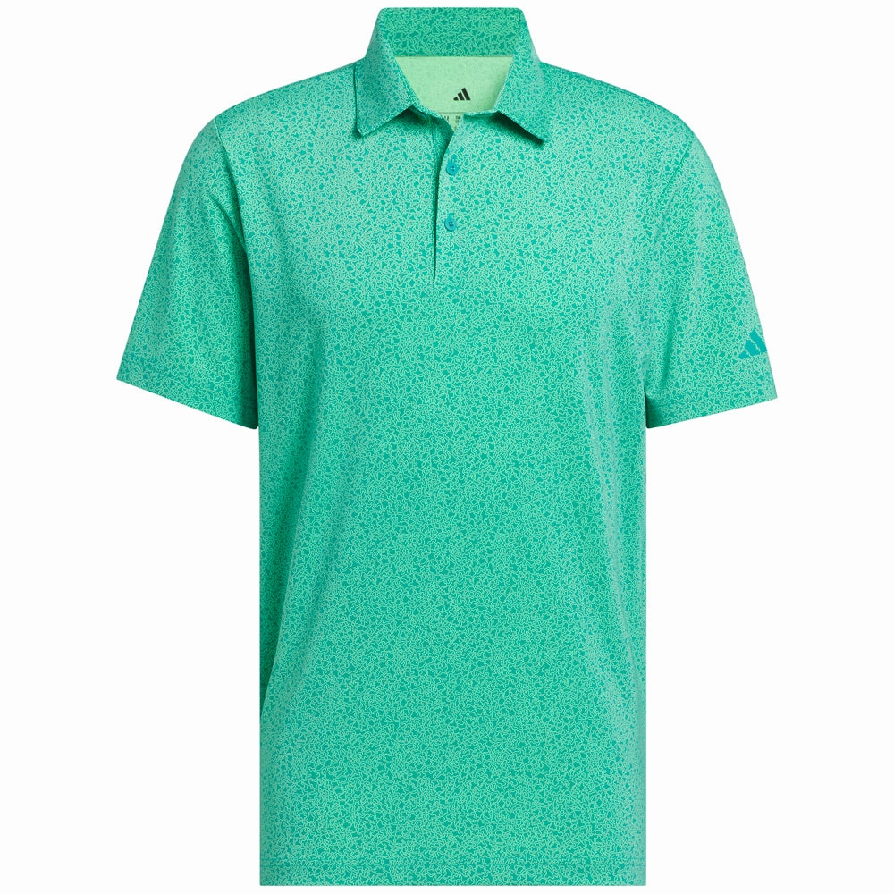 adidas Ultimate365 Mini Bunker Polo Shirt - Lime Burst Stylish Design