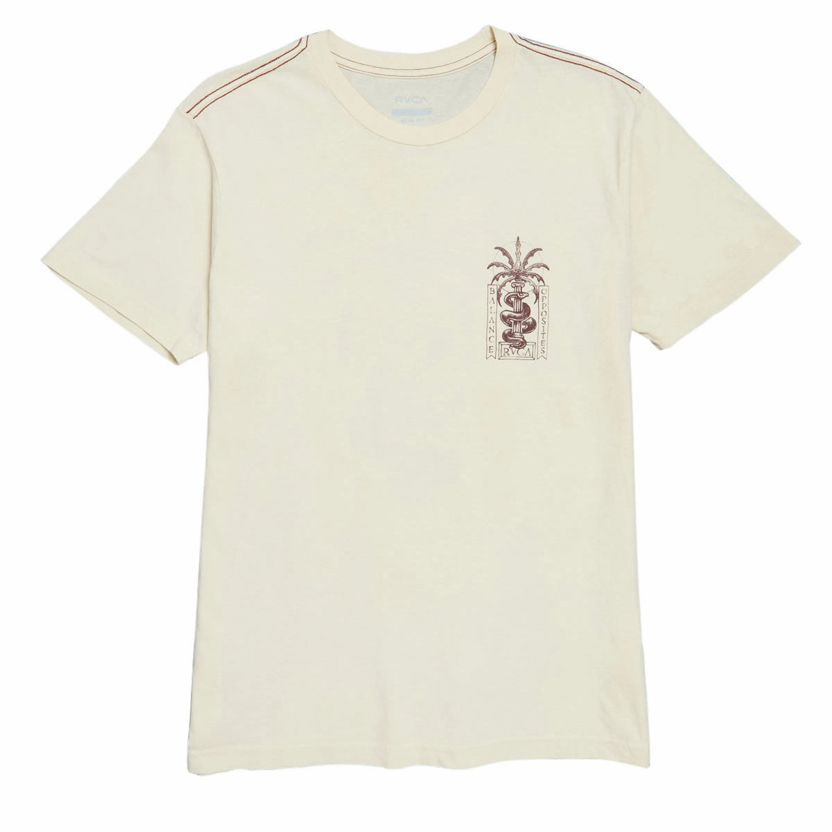 RVCA Serpent T-Shirt - Ceramic Breathable knit