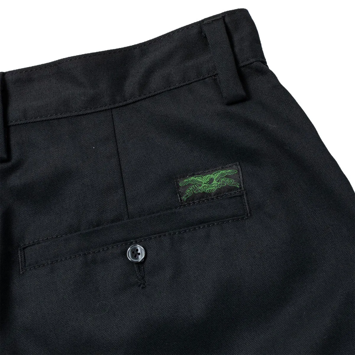 Anti-Hero Hecho Por Skate Shorts - Black Luxury Brand date night look