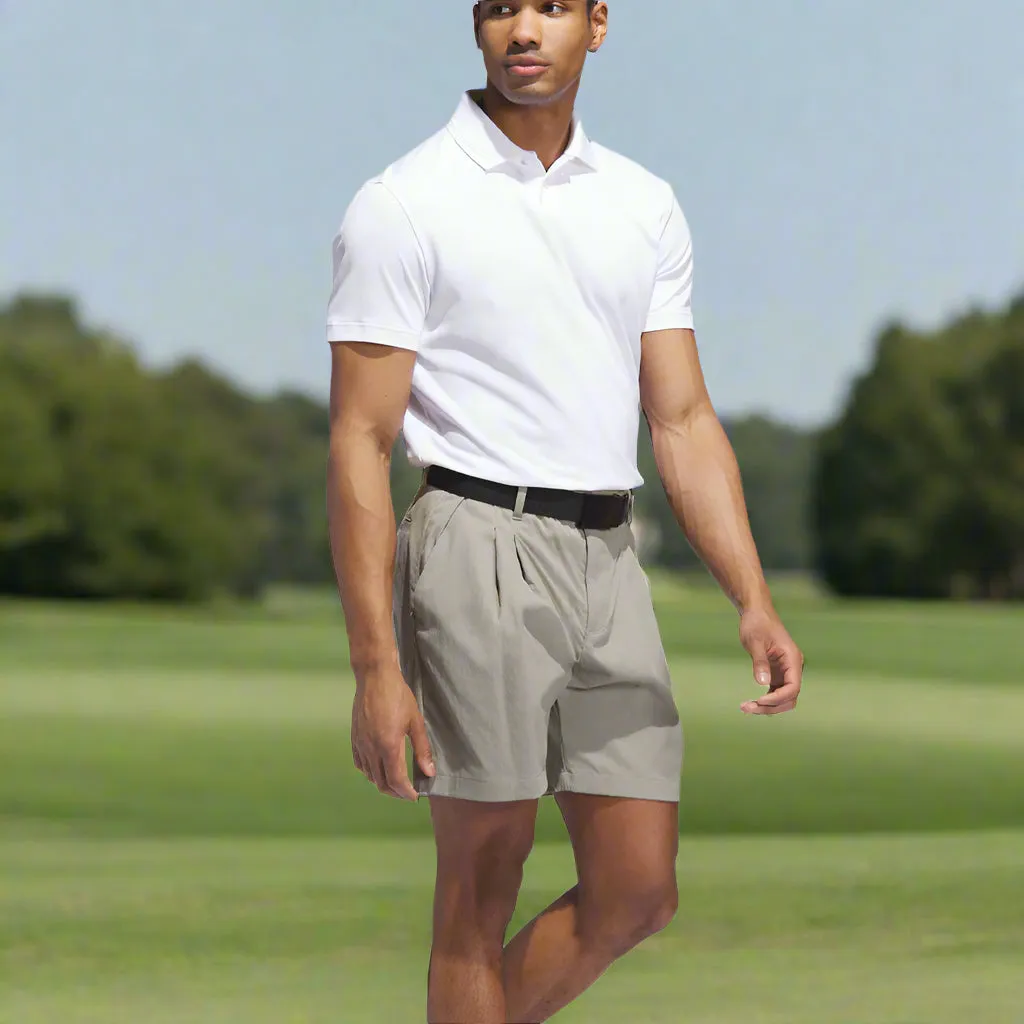 adidas Go-to Pleated 7-inch Short - Putty Beige Daily Fit Budget - friendly