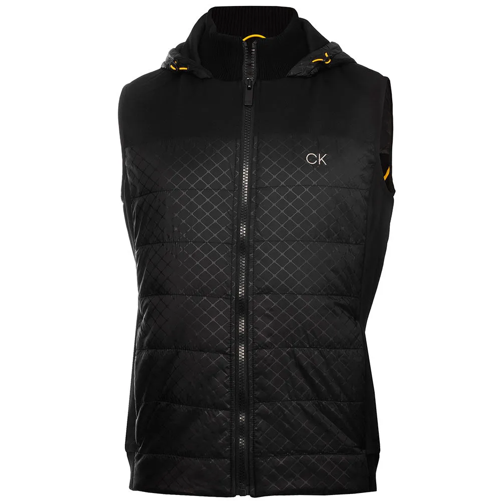 Calvin Klein Ramond Hybrid Gilet - Black Quick Dry Textile