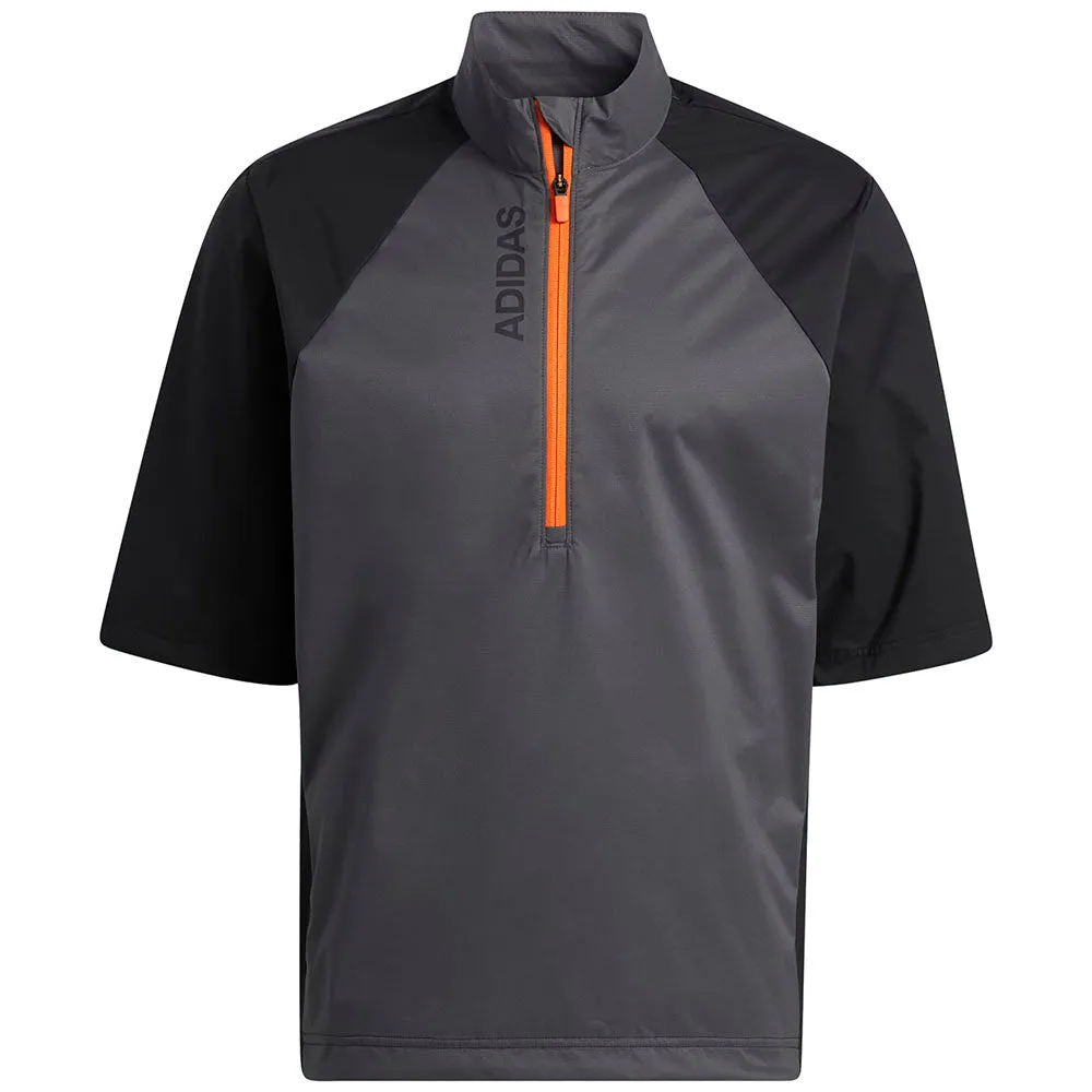 Simple Fit Compact Packability adidas Provisional Short Sleeve Jacket - Black