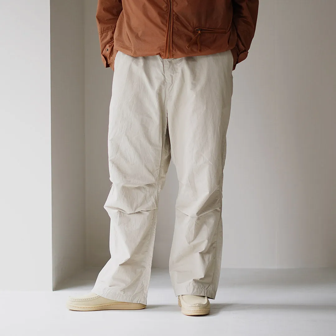 Moisture Wicking Fabric Wide-leg cut DIP/DZT / Nylon/Cotton Pants