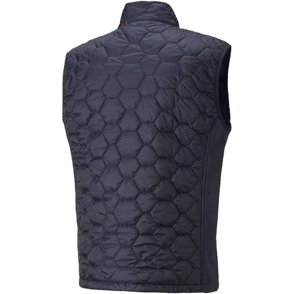 mesh ventilation Anti Snag Zippers Puma Cloudspun WRMLBL Vest Jacket - Navy Blazer