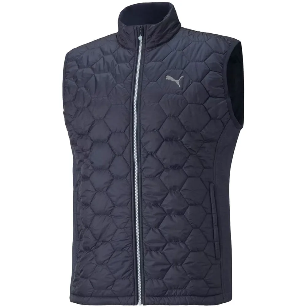 Puma Cloudspun WRMLBL Vest Jacket - Navy Blazer edge