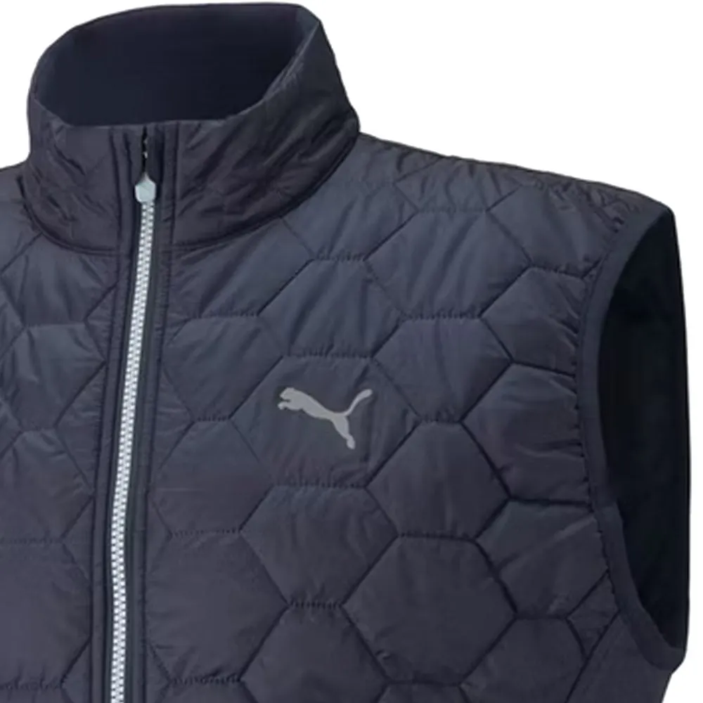 Puma Cloudspun WRMLBL Vest Jacket - Navy Blazer regulation Abrasion Resistant Panels