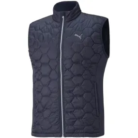 Puma Cloudspun WRMLBL Vest Jacket - Navy Blazer edge