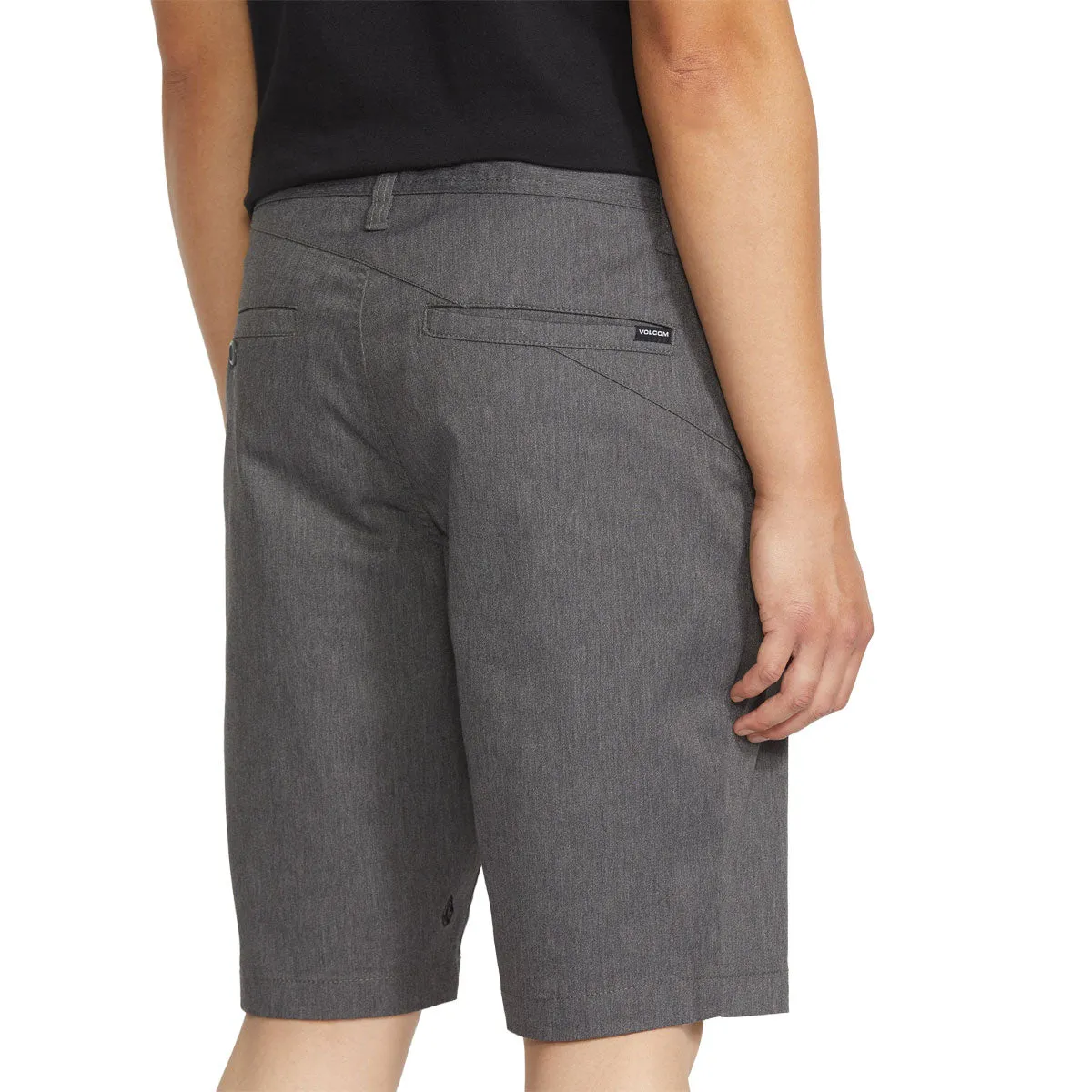 Warm Vibe Volcom Frickin Modern Stretch 21 Shorts - Charcoal Heather 2025
