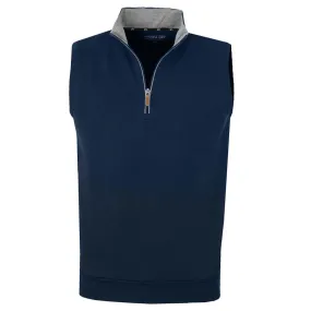 involvement Seamless Ergonomic Cut ProQuip Breeze 1/2 Zip Windproof Pullover Vest - Navy