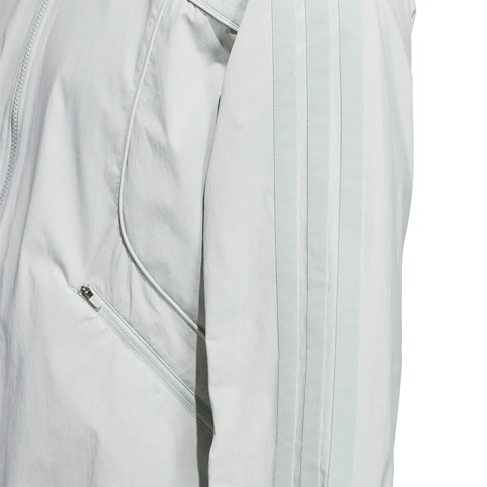 Noise Reducing Fabric adidas Beyond The Course Full Zip Jacket - Wonder Silver