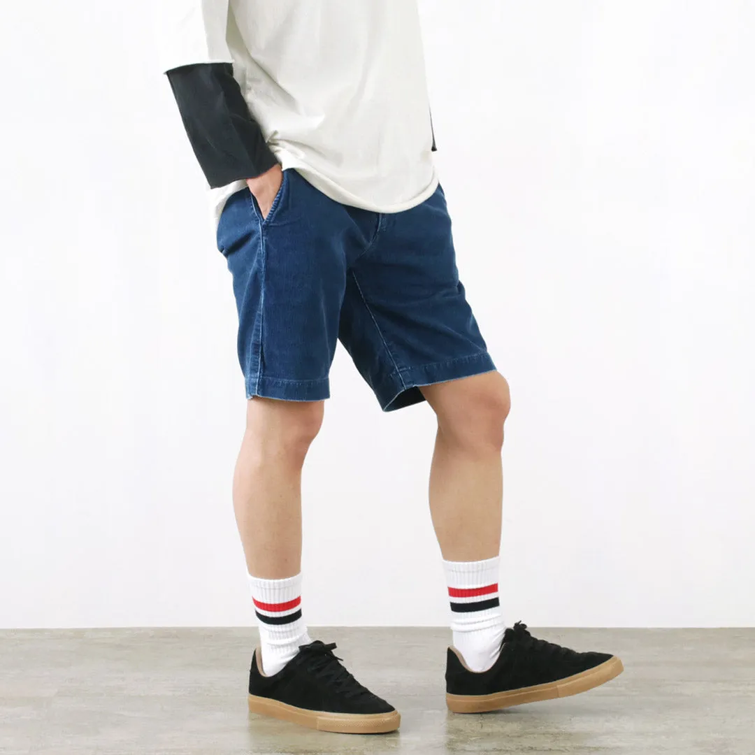 fresh start REMI RELIEF / Sulfured Corduroy Regular Shorts