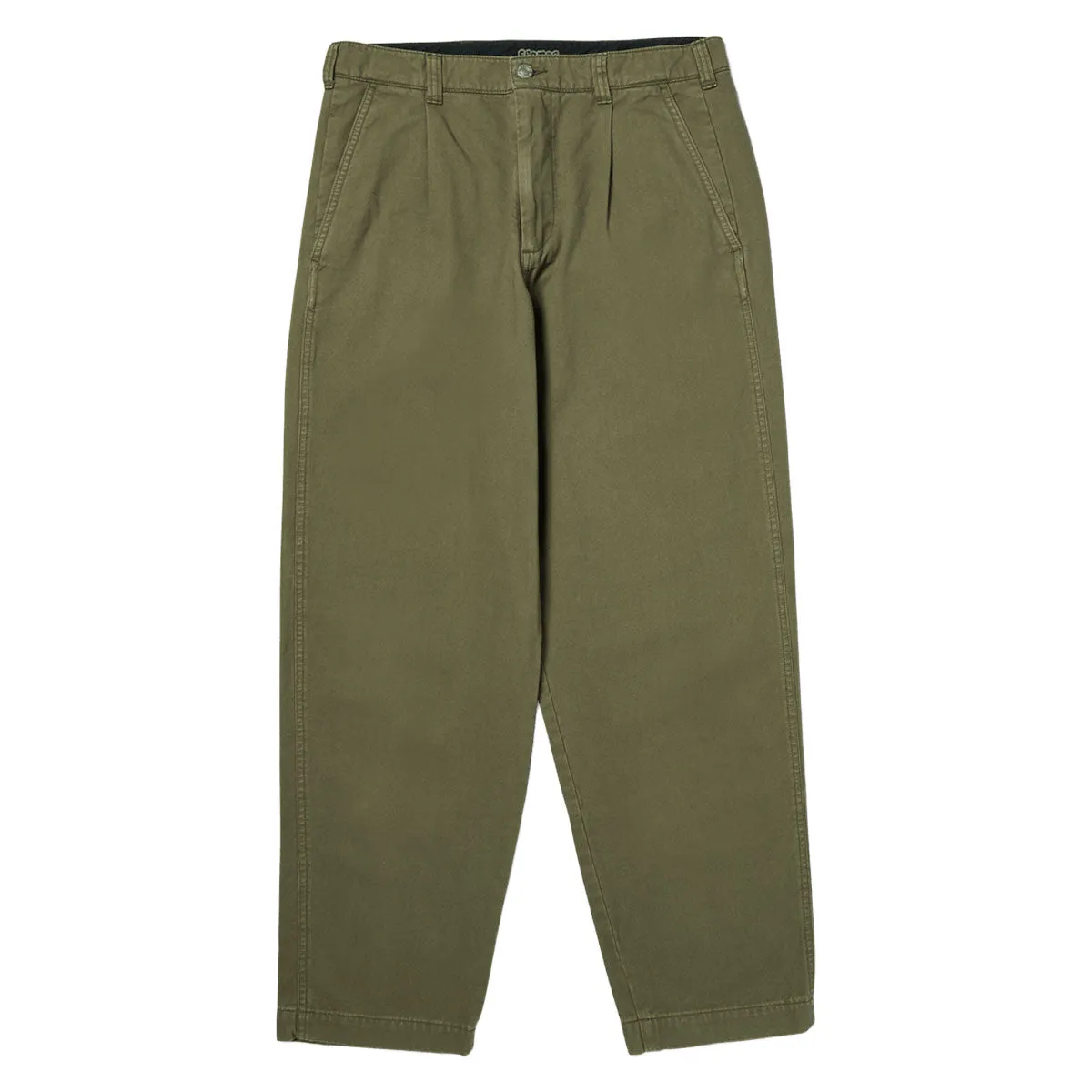 HUF Cromer Trouser Pants - Dark Olive Transitional Style