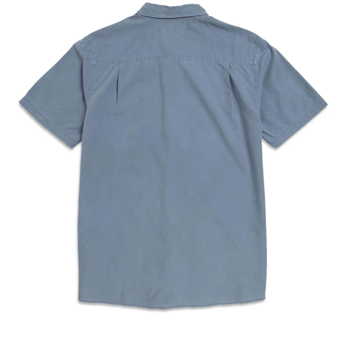 Roark Made To Fade Shirt - Washed Slate Zip Front
