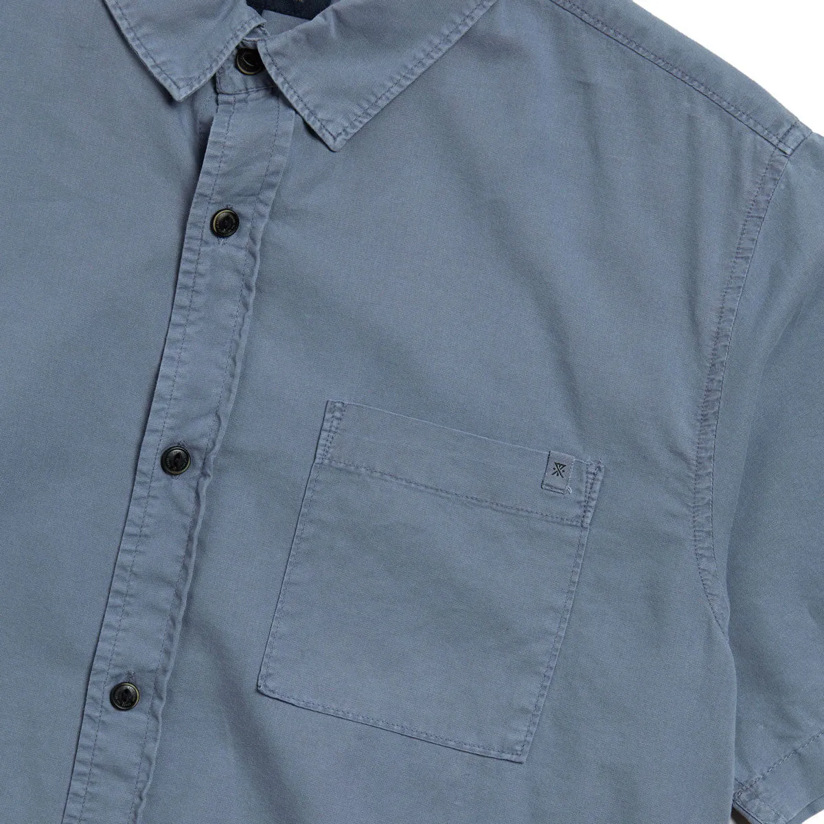 Roark Made To Fade Shirt - Washed Slate Sleek Silhouette