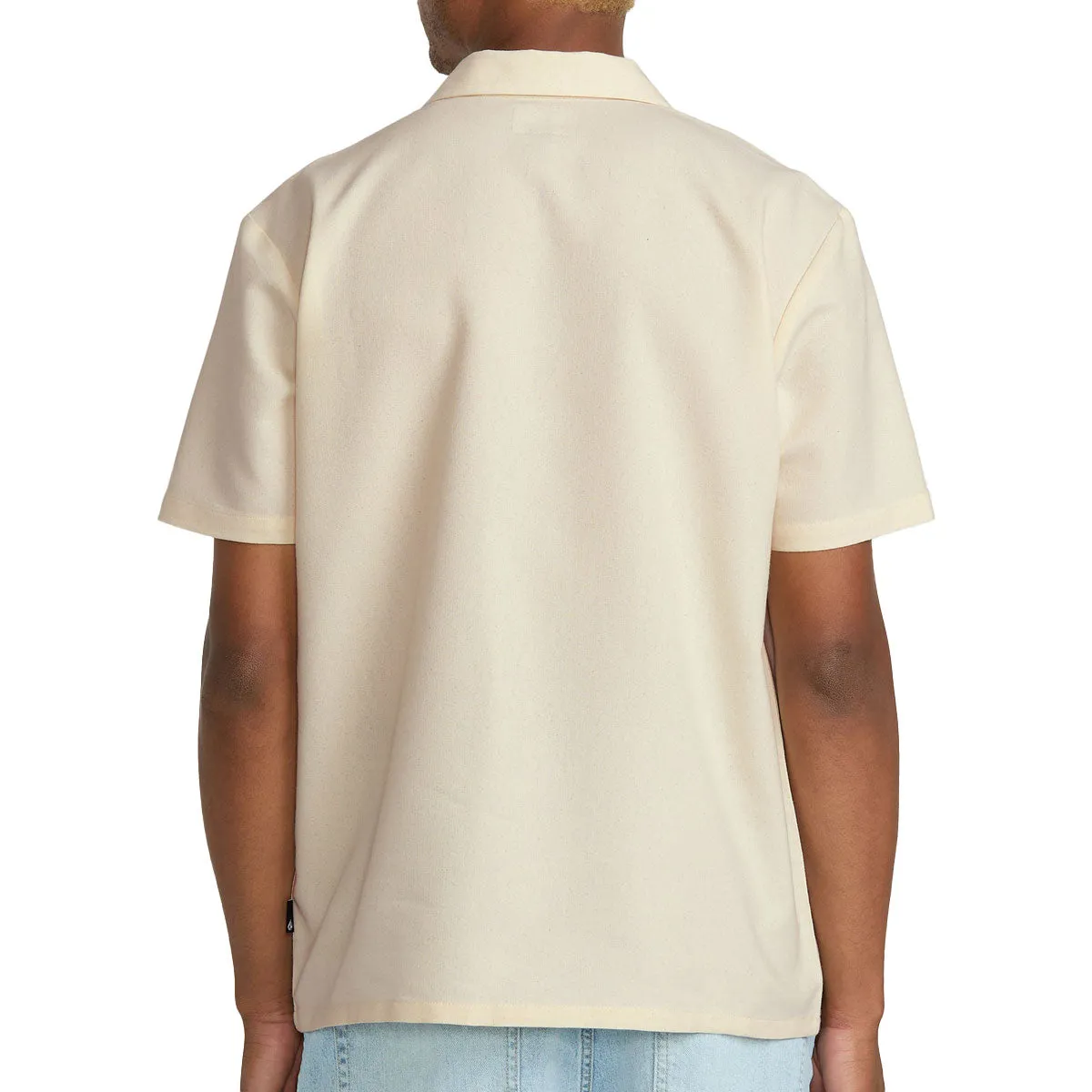 Unstructured Shoulder Workwear Approved Volcom Otis Stone Shirt - Dirty White
