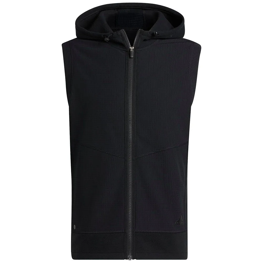 adidas Hoodie Vest - Black Easy Care Material Adjustable
