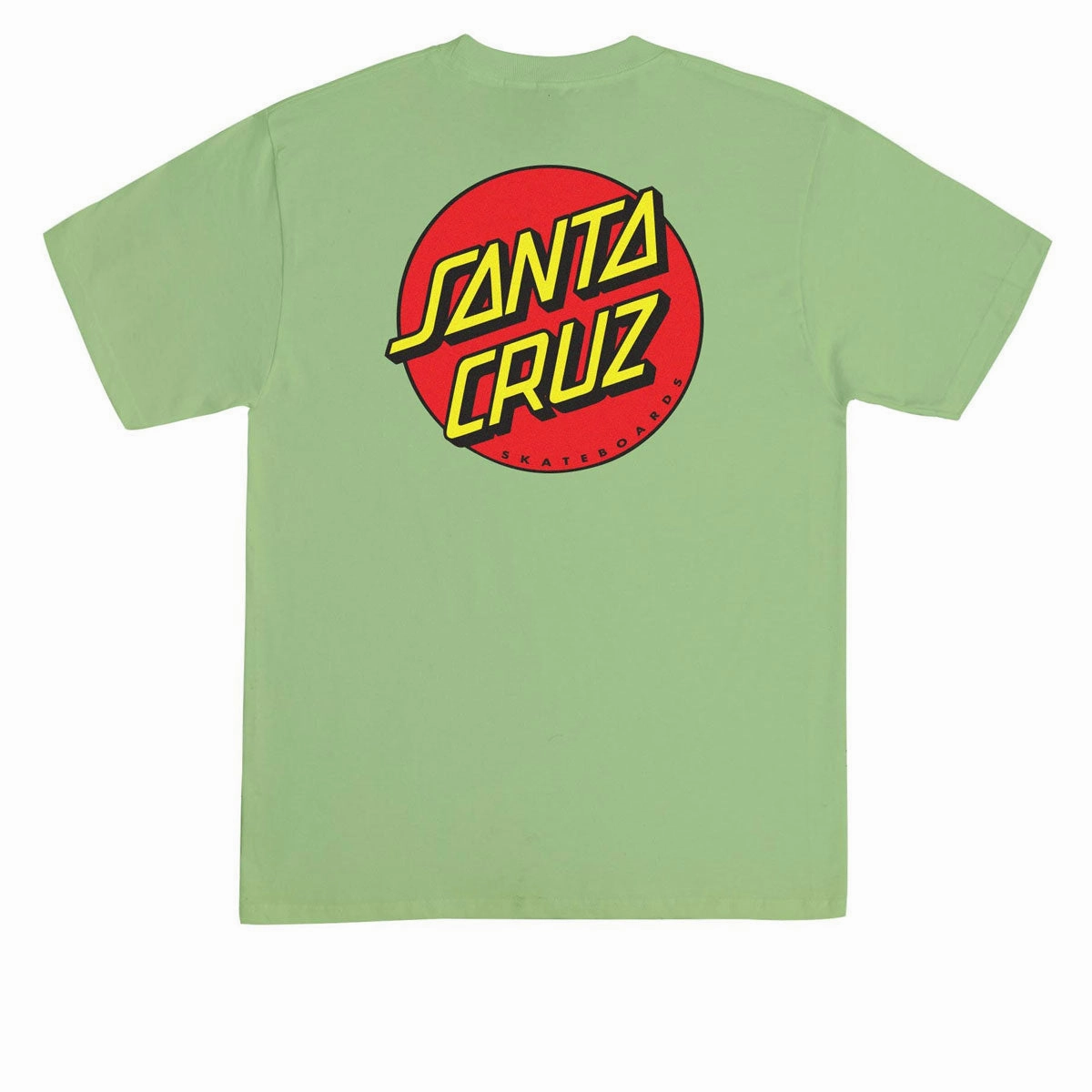 Sophisticated Casual Relaxed Fit Design Santa Cruz Classic Dot T-Shirt - Kiwi