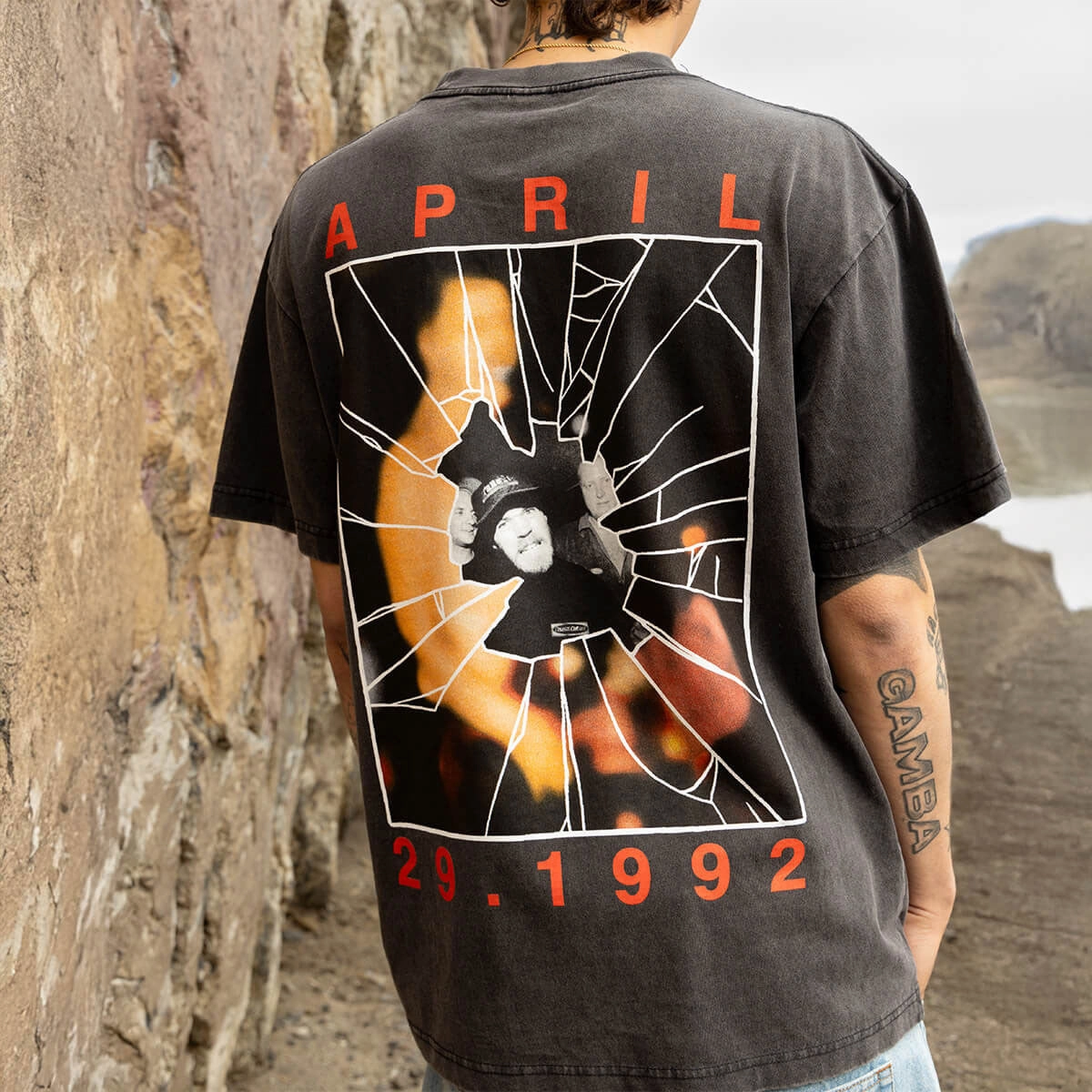 Primitive x Sublime Streets T-Shirt - Black Classic Layer Stylish Casual