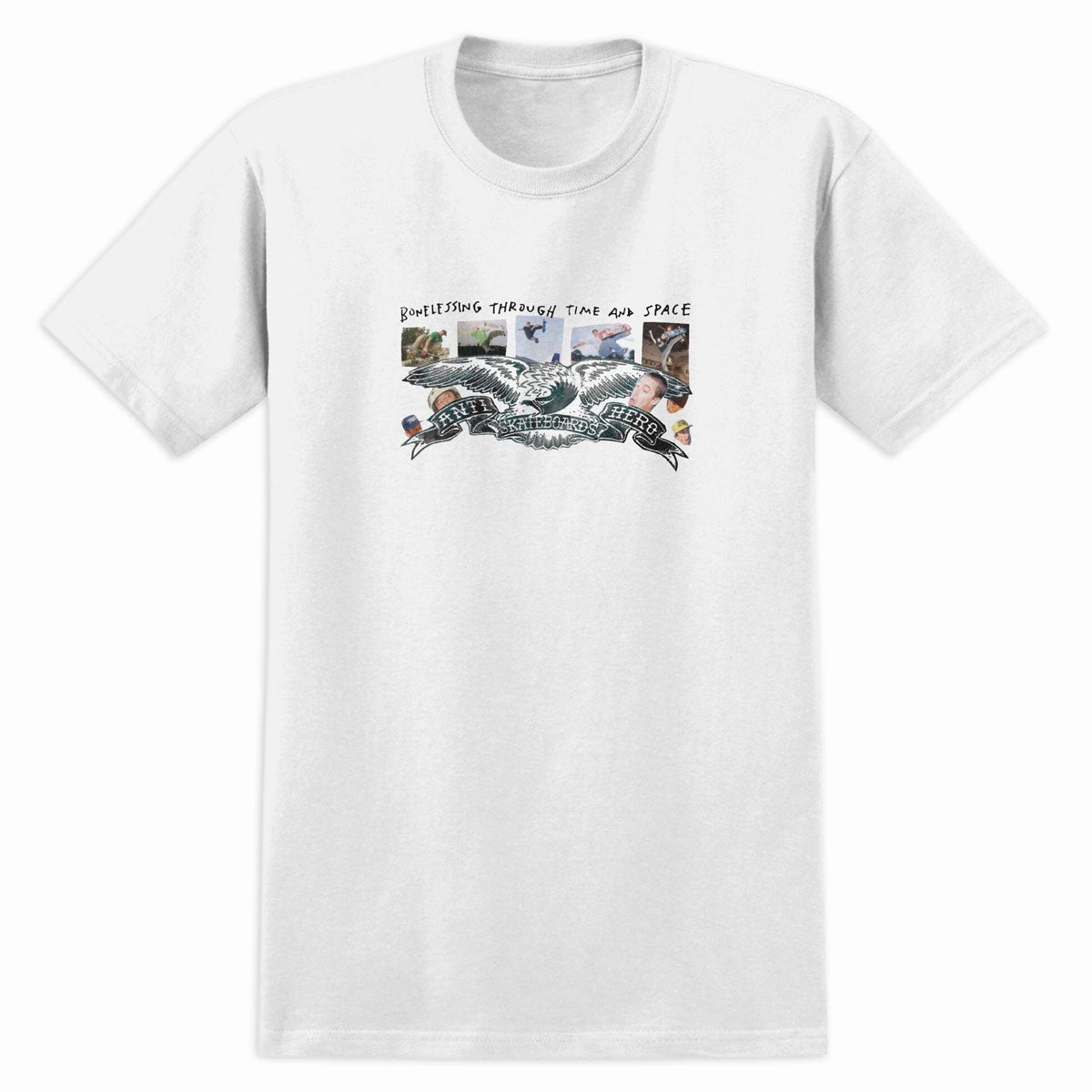 Easy Care Fabric Anti-Hero Boneless In Space T-Shirt - White/Photo