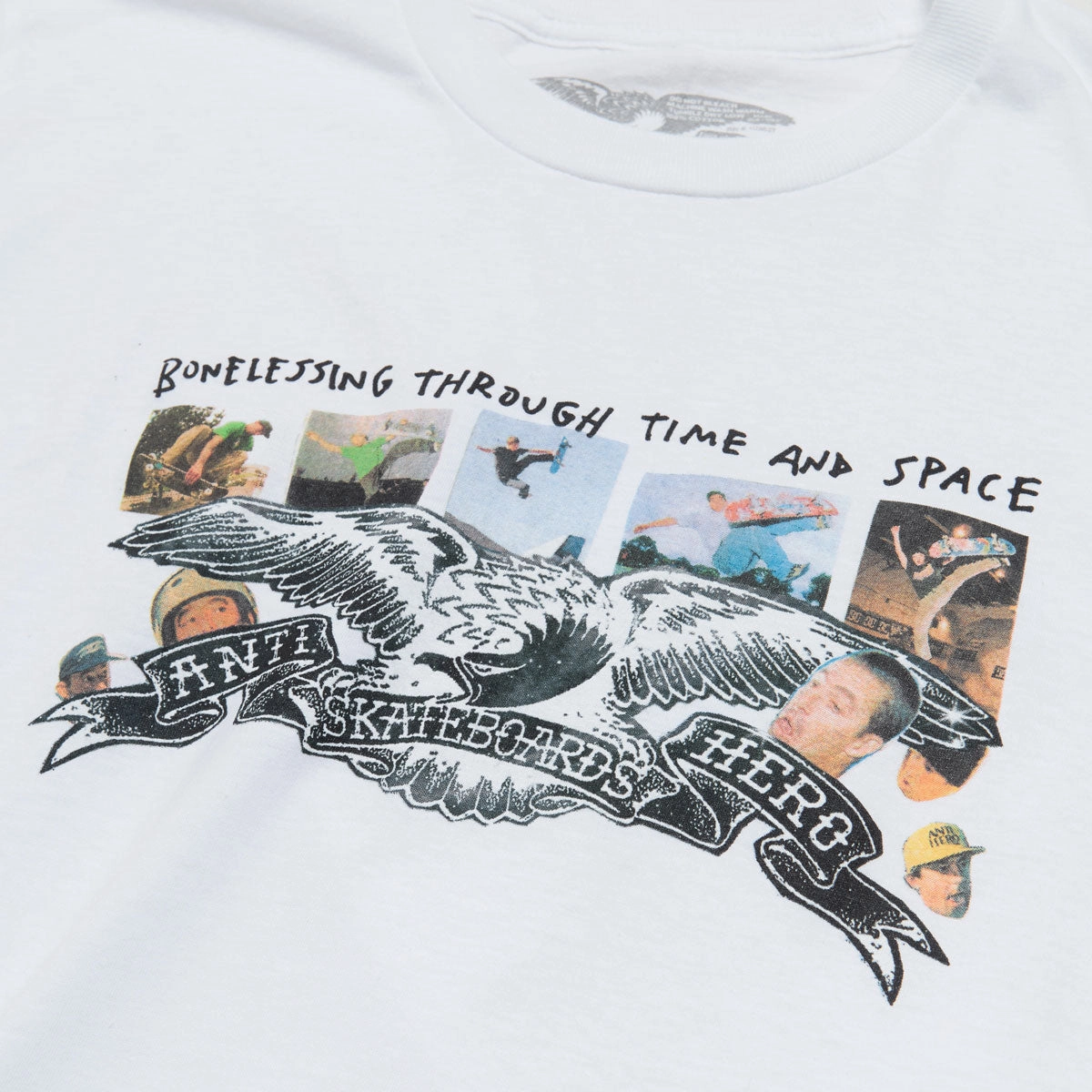 Summer Favorite Comfortable All Day Wear Anti-Hero Boneless In Space T-Shirt - White/Photo