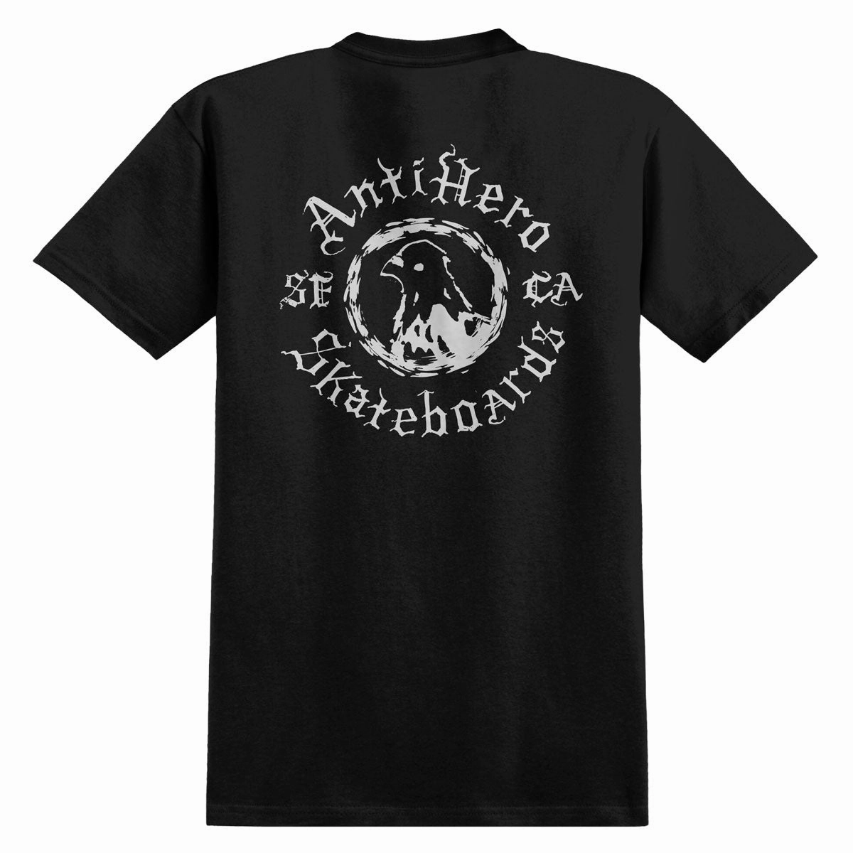 Fresh Outfit Style Anti-Hero Pigeon Motion Pocket T-Shirt - Black/White
