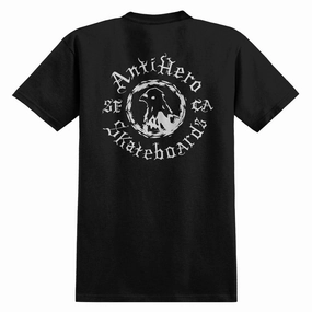 Fresh Outfit Style Anti-Hero Pigeon Motion Pocket T-Shirt - Black/White
