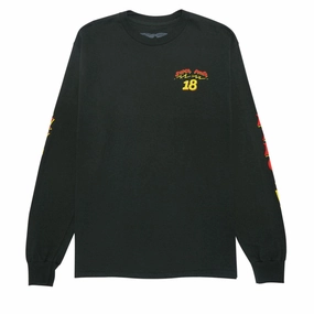 Anti-Hero Superpower18 Long Sleeve T-Shirt - Forest/Yellow/Red Prints Easygoing Wear