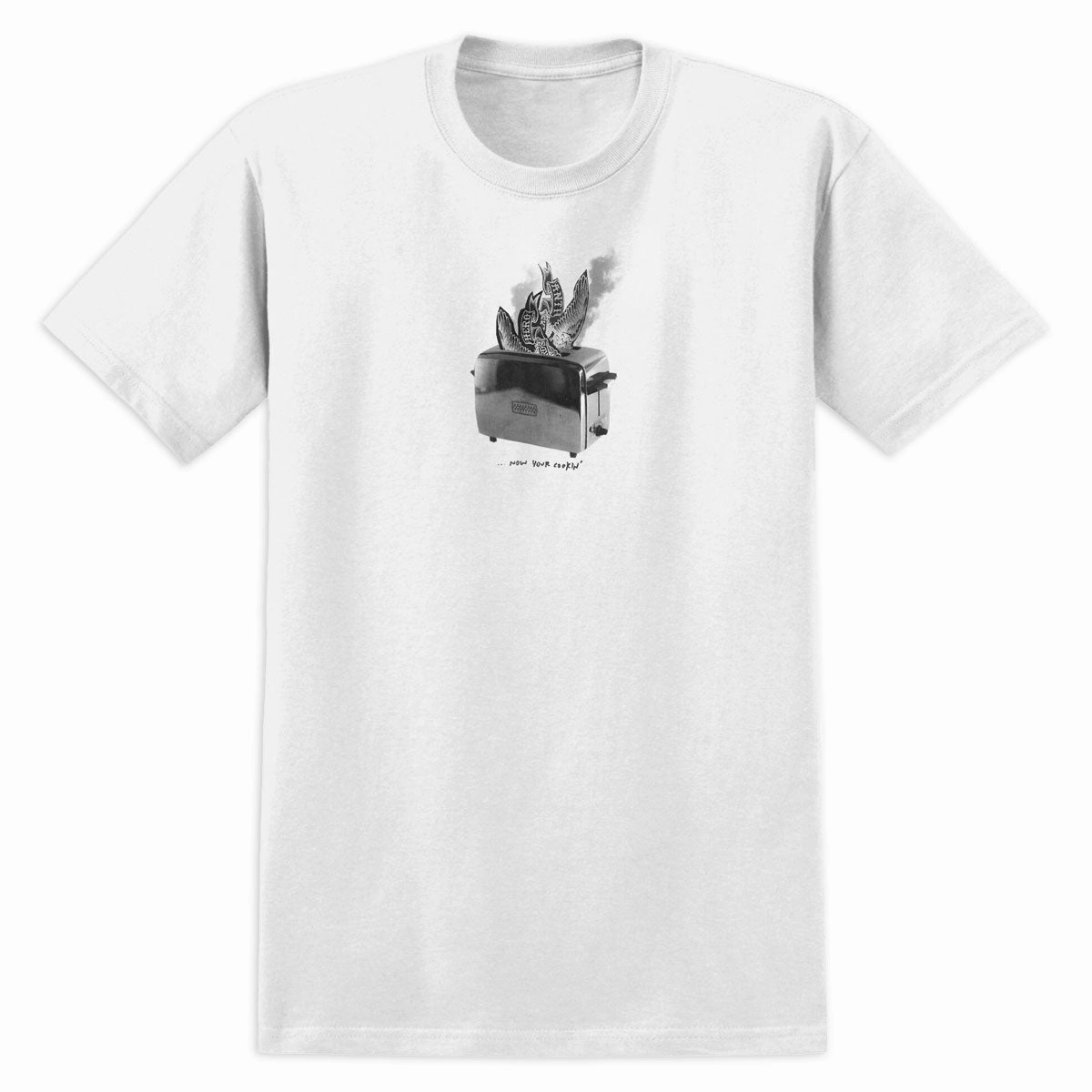 Sporty Top SunProtectionFabric Anti-Hero Toasted T-Shirt - White