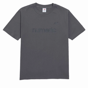 Reinforced Shoulder Stitching EasyCareFinish New Balance Numeric Cotton T-Shirt - Castlerock