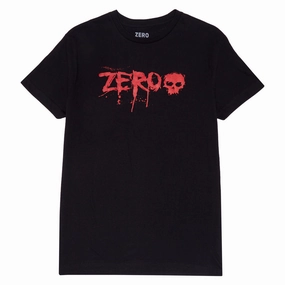 Zero Blood T-Shirt - Black/Red Versatile Design