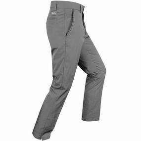 Quick Access Greg Norman by ProQuip Flat Front 5-Pocket Trousers - Grey
