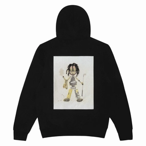 Violet Kader Trash Doll Hoodie - Black slim fit