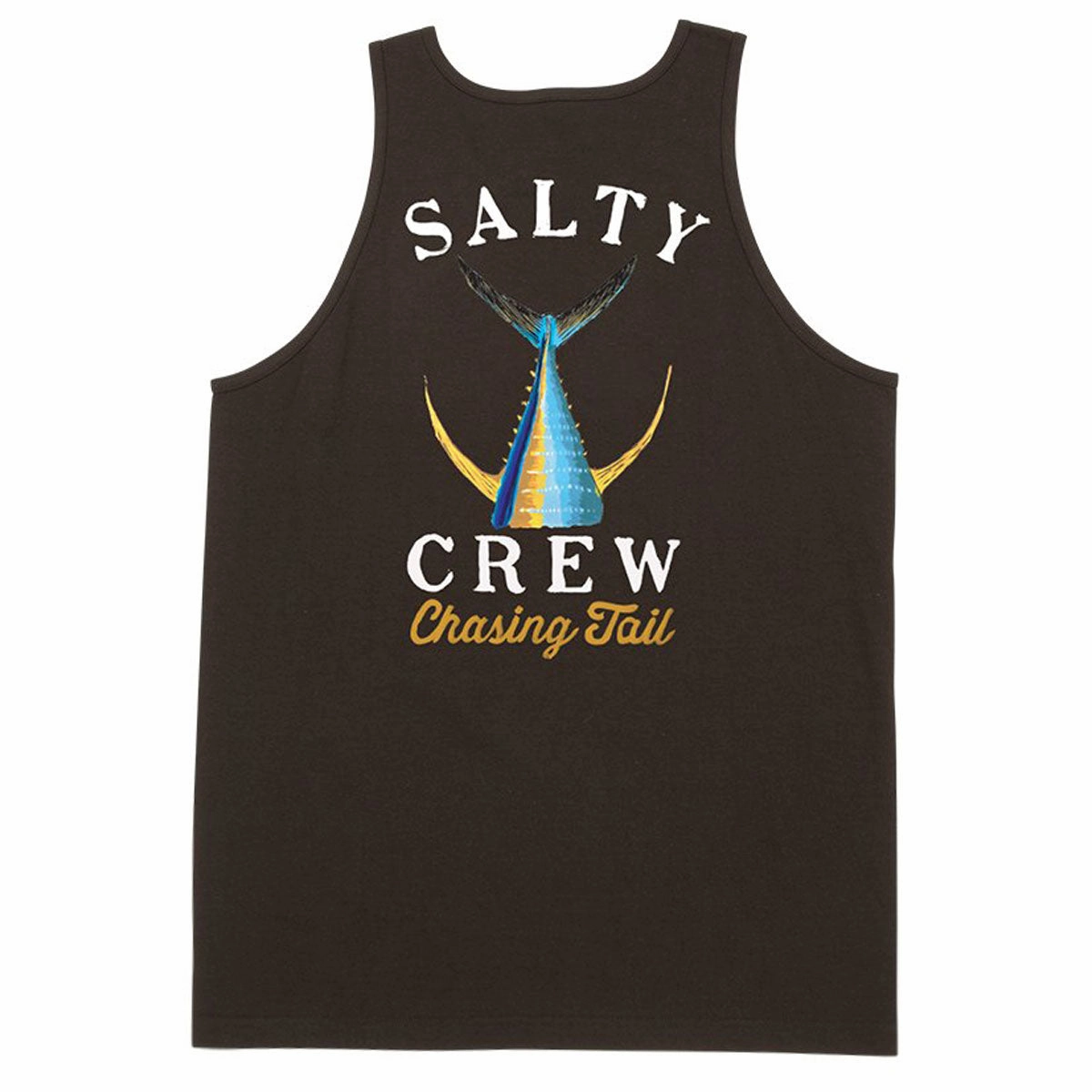Anti Snag Zippers appearance Salty Crew Tailed Tank Top - Black