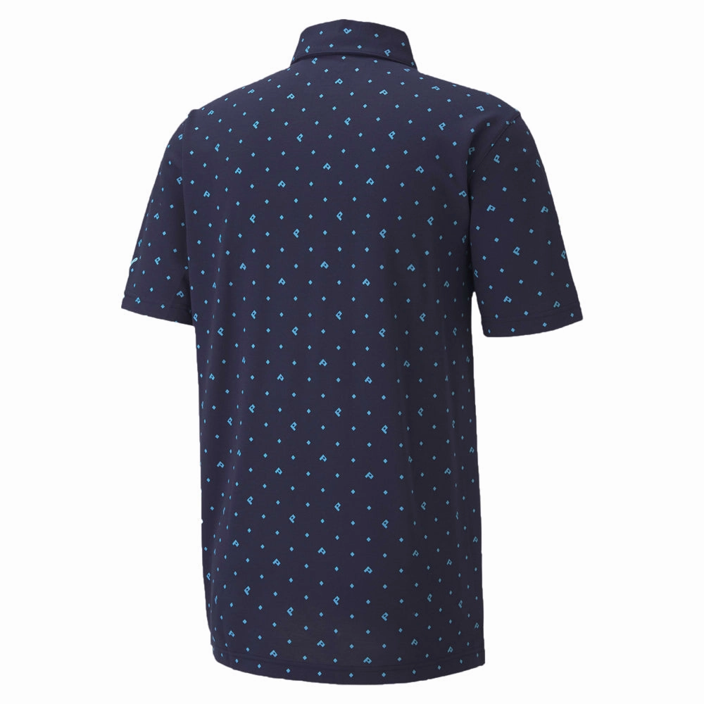 Basic Wardrobe Piece Essential Layer Puma Pique Polo Shirt - Peacoat