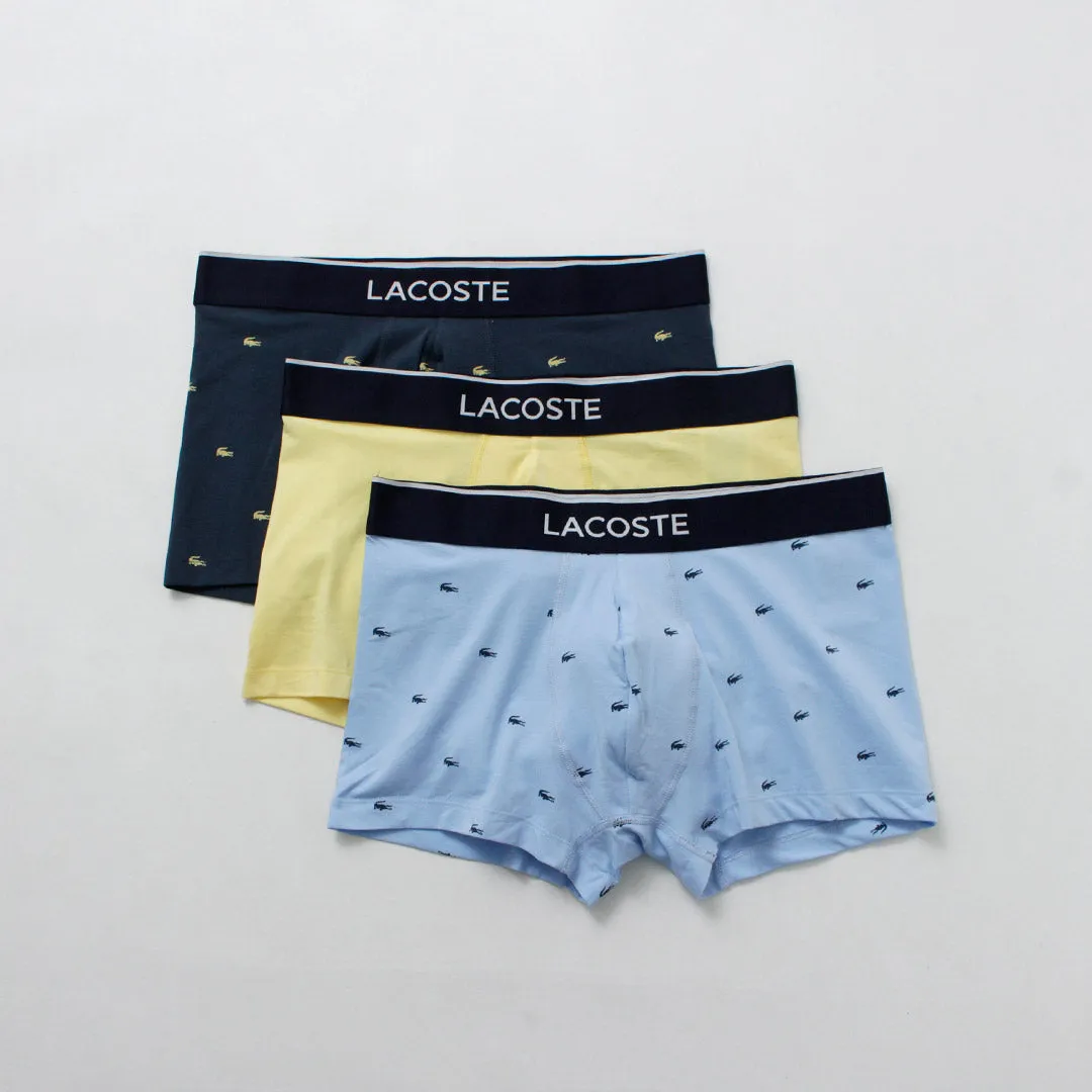 Vacation Explorers LACOSTE / Small Crocodile 3-pack Boxer Shorts