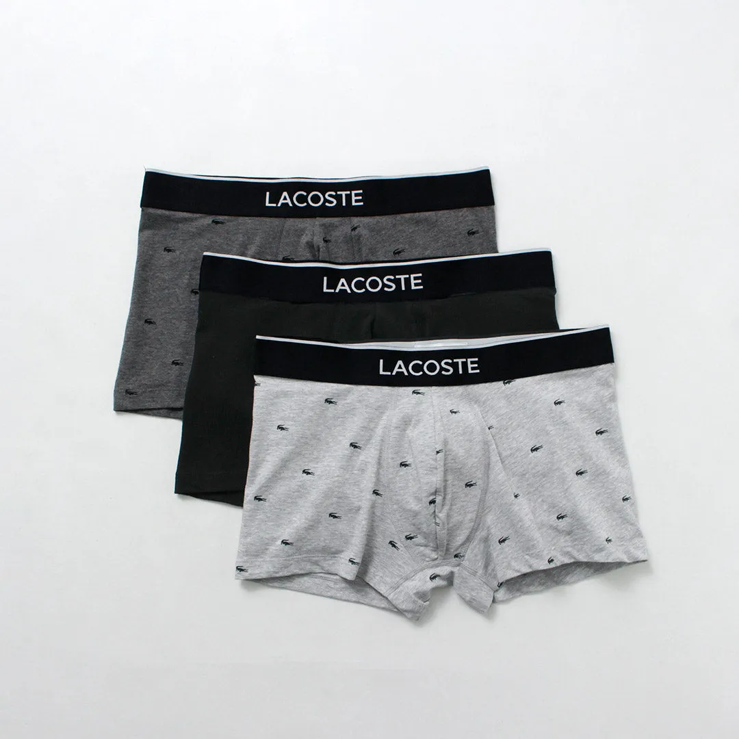 Walking Parents Weightless Hikers LACOSTE / Small Crocodile 3-pack Boxer Shorts